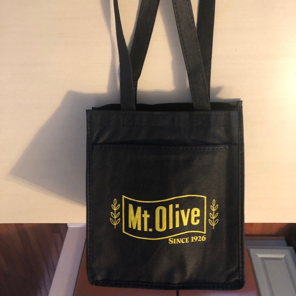 Mt. Olive Reuseable Grocery Bag (Holds 6 Plus Jars) GREAT Condition From Factory